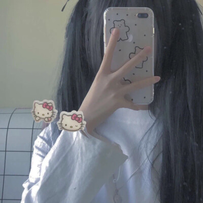 明星对镜自拍照片