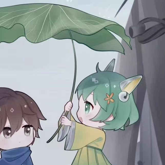 澜和蔡文姬撑伞图片