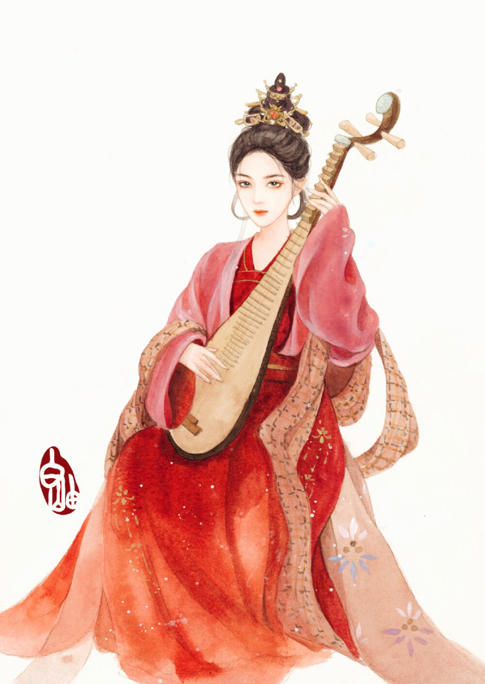 古风美人〕绘师:_白岫