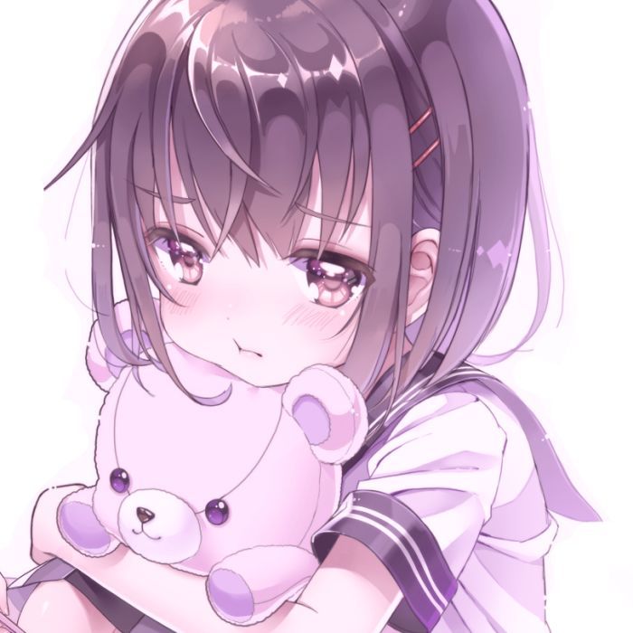 敲可爱の卡通萌妹头像