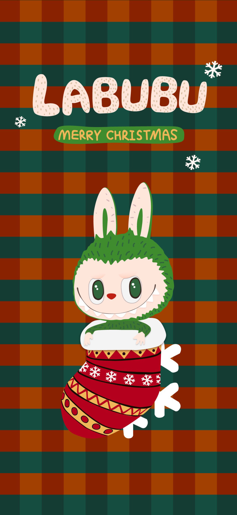 labubu壁纸,出处小红薯@阿葩