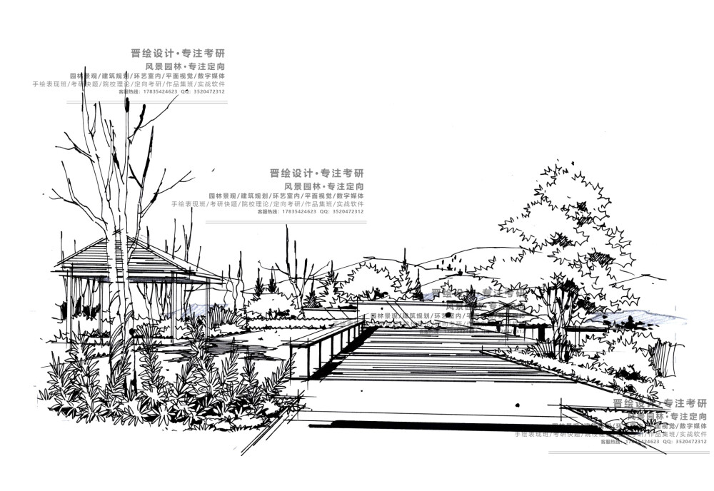 景观手绘 - 堆糖,美图壁纸兴趣社区