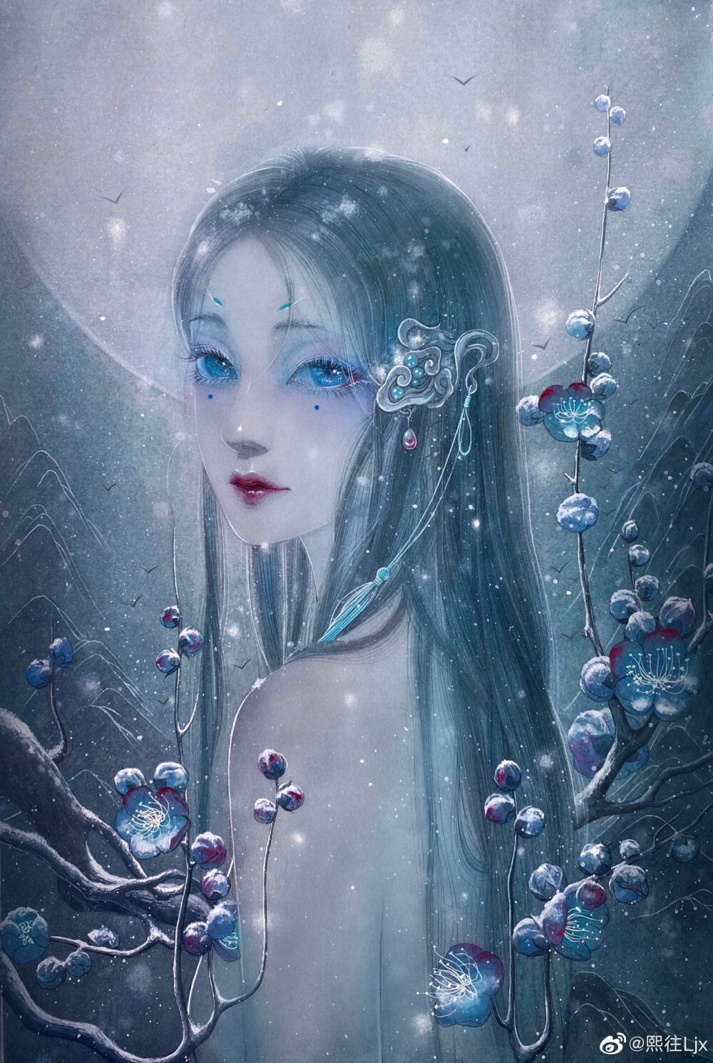 人物手绘作者熙往ljx