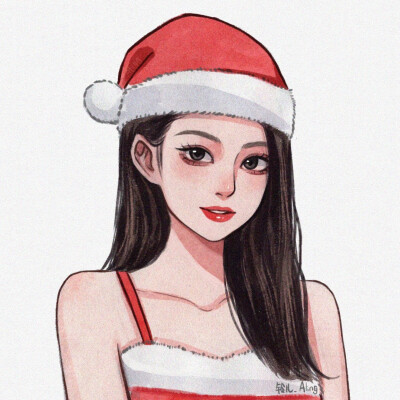 粉墨姐妹 圣诞头像铃儿_aling