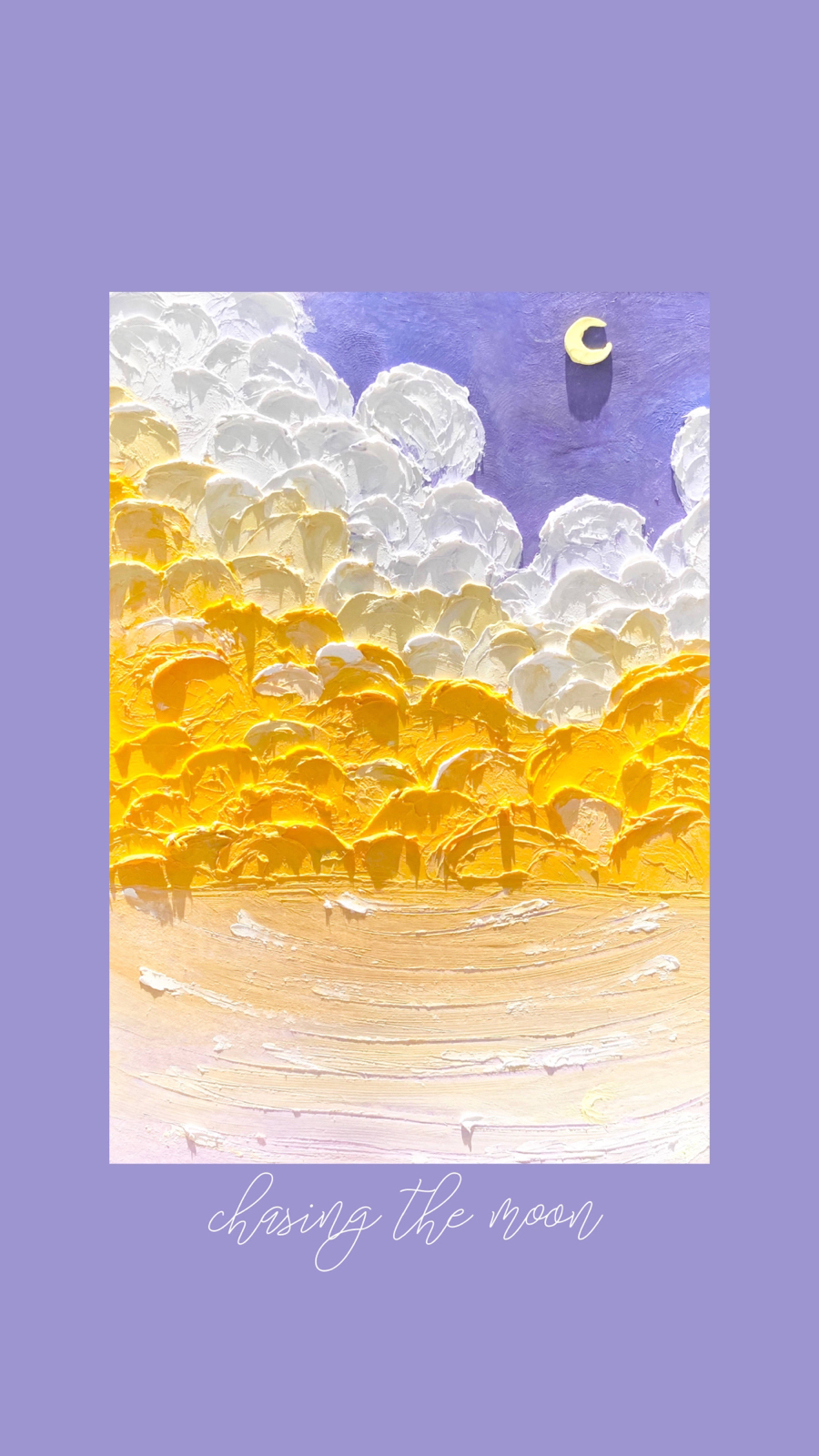 一组奶油质地的油画棒壁纸画师:嘿呀喝呀