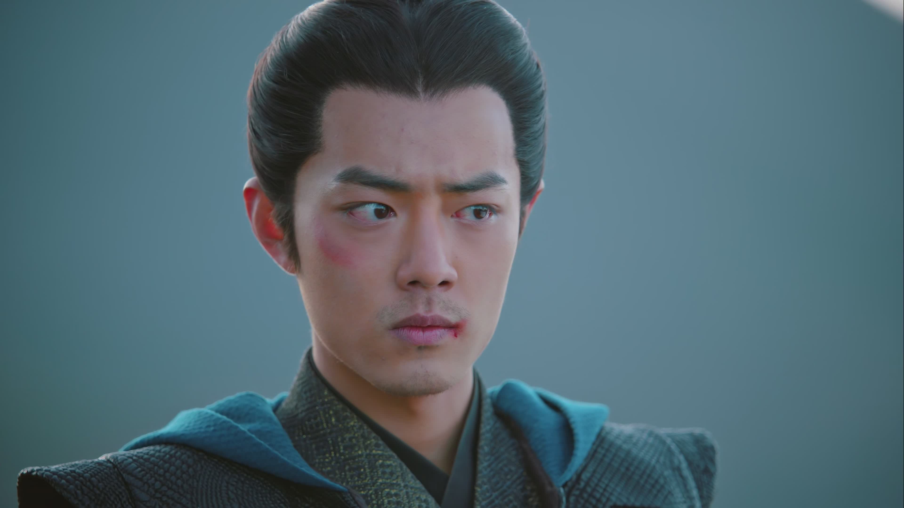 电视剧《狼殿下》截图,晋国王子疾冲(肖战饰).