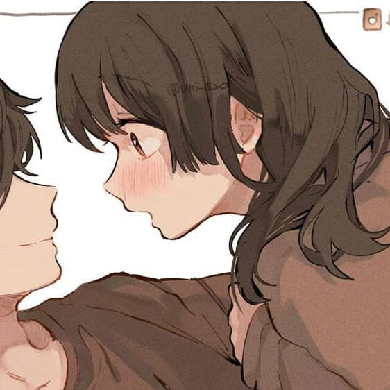 情头,一男一女,动漫