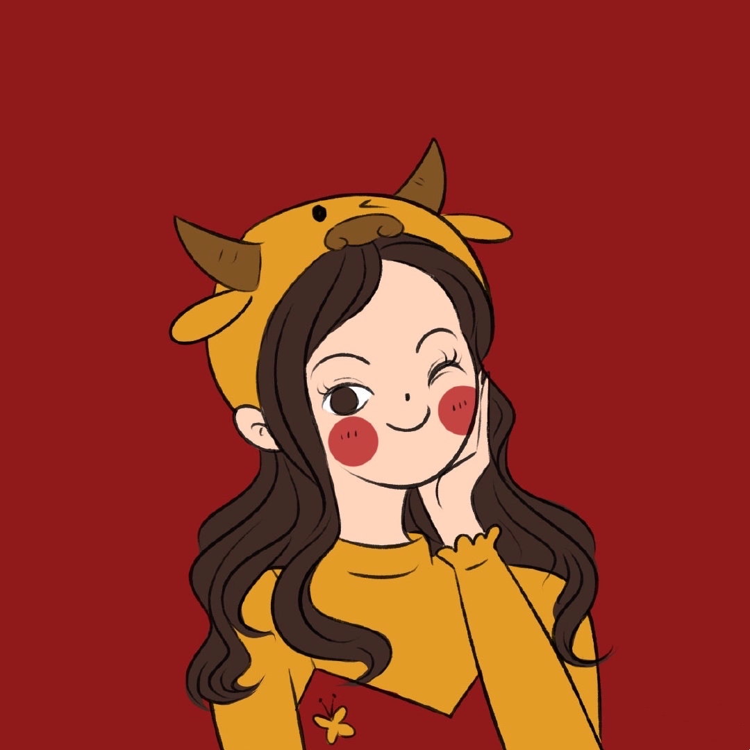 1月6日 19:19   关注  女生头像 闺蜜头像 手绘头像 新年头像 牛 