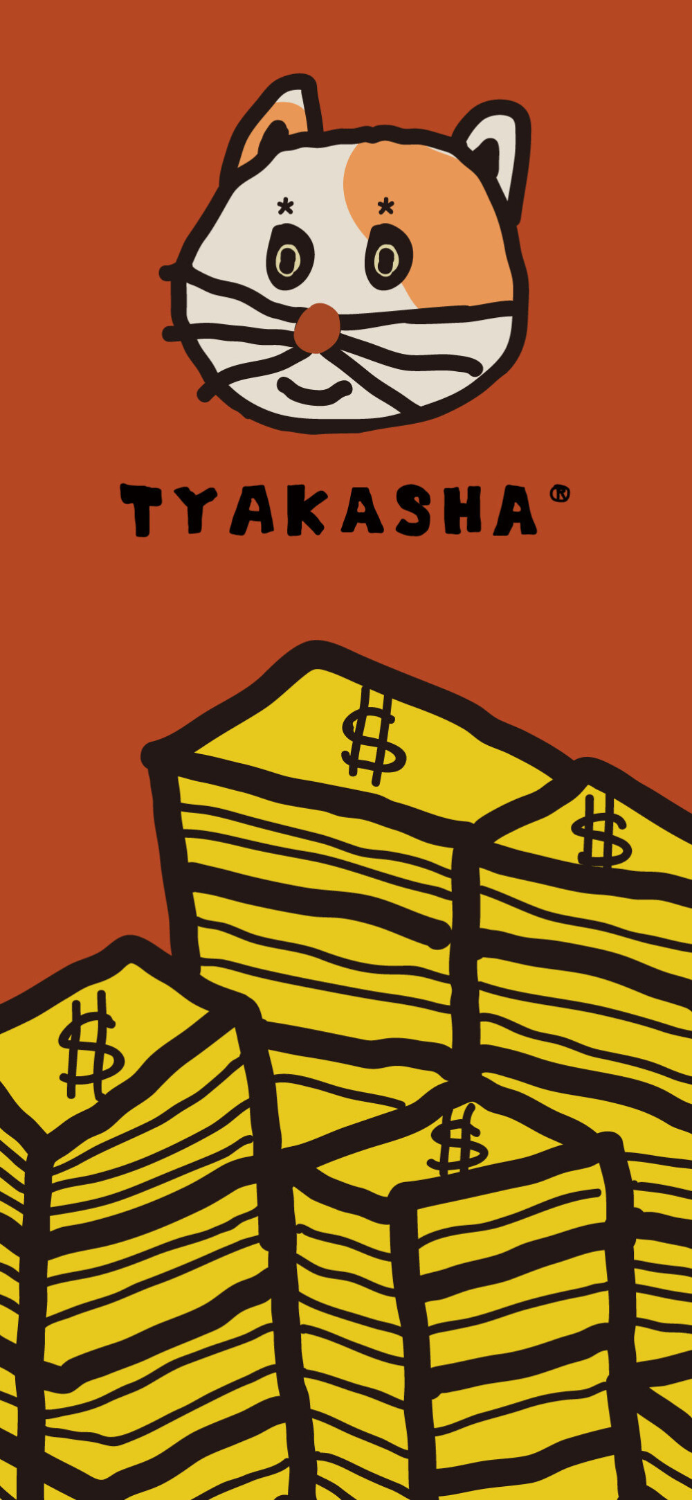 塔卡沙 2021春节系列 壁纸 发财