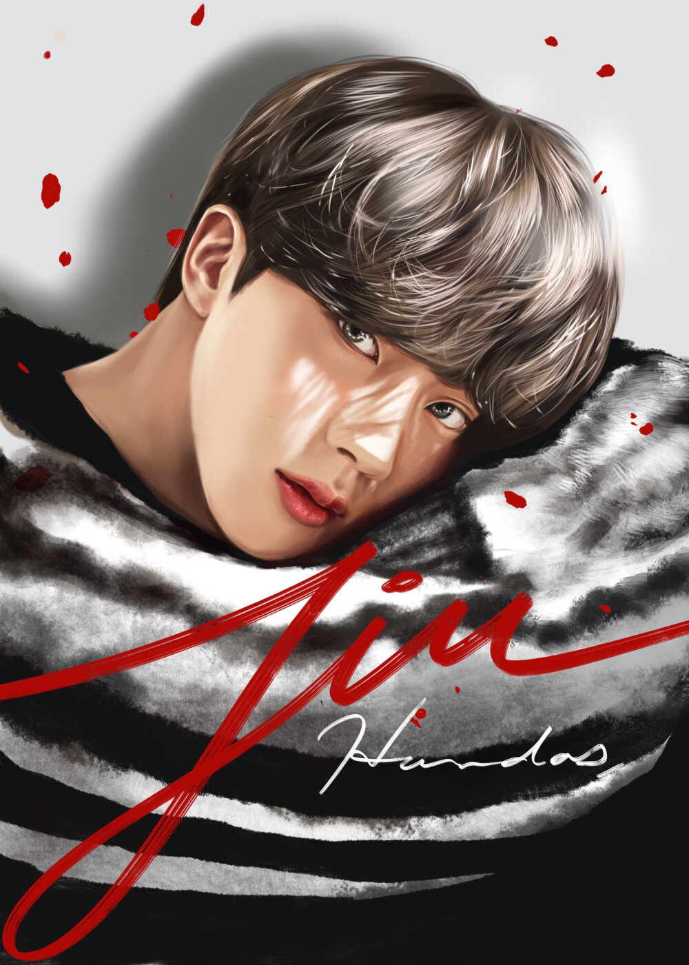 金硕珍手绘,搜图不易,留图请点赞,专辑内所有图片均有才阿米所绘,我