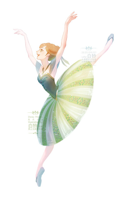 迪士尼公主芭蕾舞壁纸图片