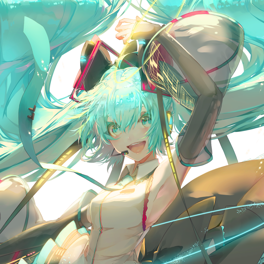 初音未来动漫头像动漫女头