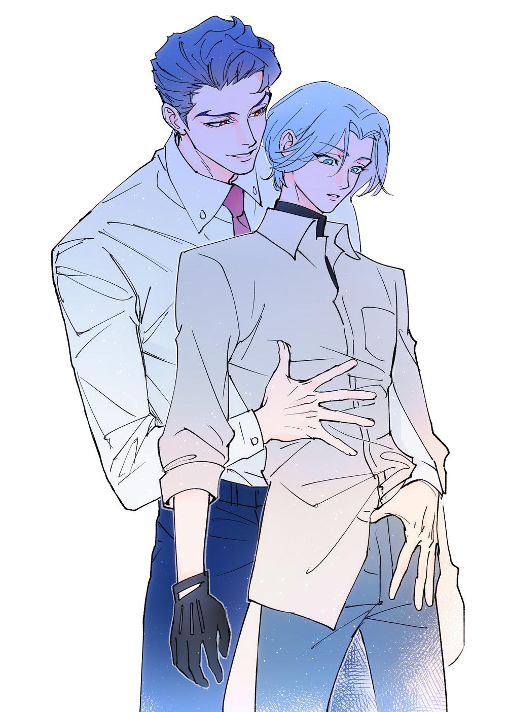 无限滑板 爱抱梦×驰河兰加 画师枕酒漱石