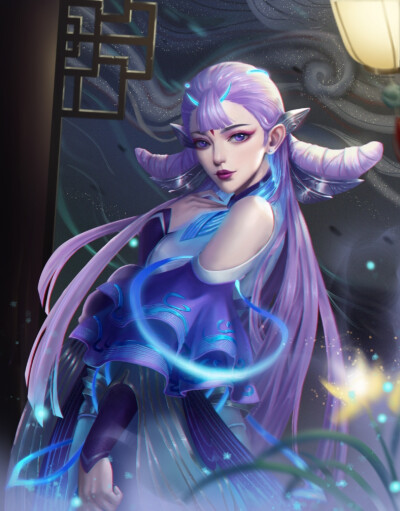 王者荣耀 貂蝉画师:晨星