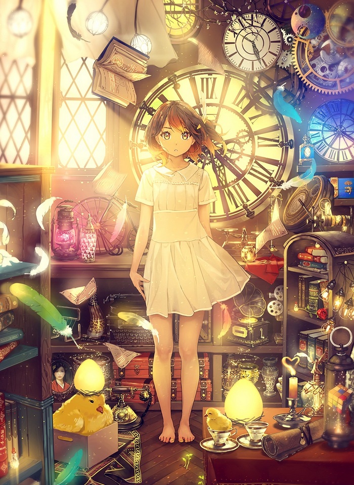 少女 插画 by_画师yohan12