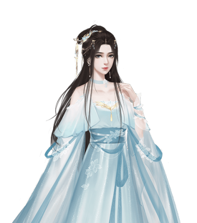 『凉城』古风立绘礼貌拿图