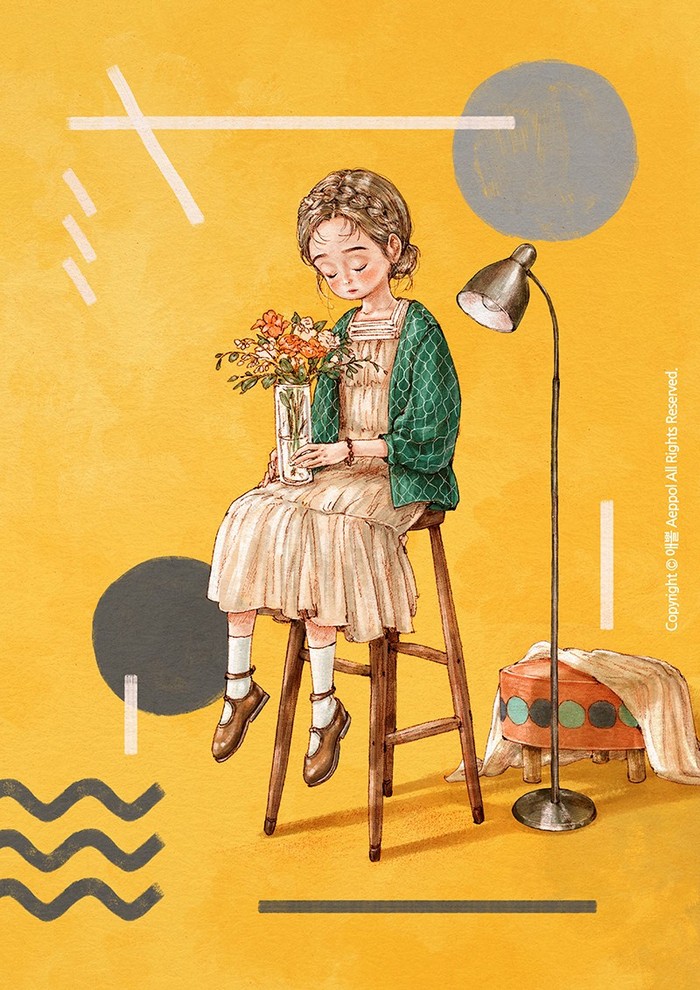 少女插画画师aeppol作品