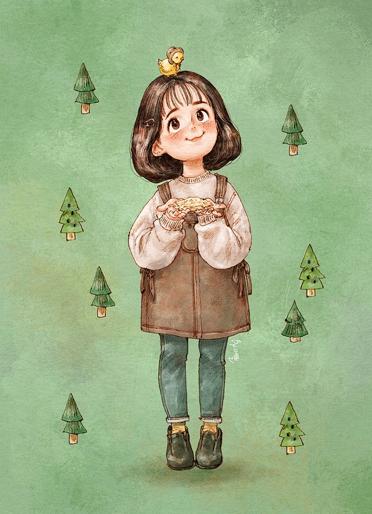 少女 插画 画师aeppol作品