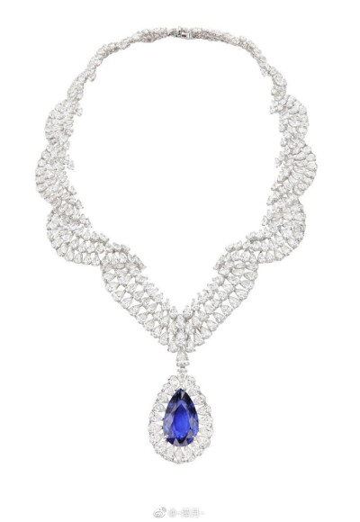 王室蓝宝石项链