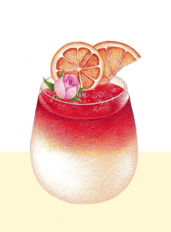 美食 甜点 饮品 彩铅 插画 by_lovely_limbom2