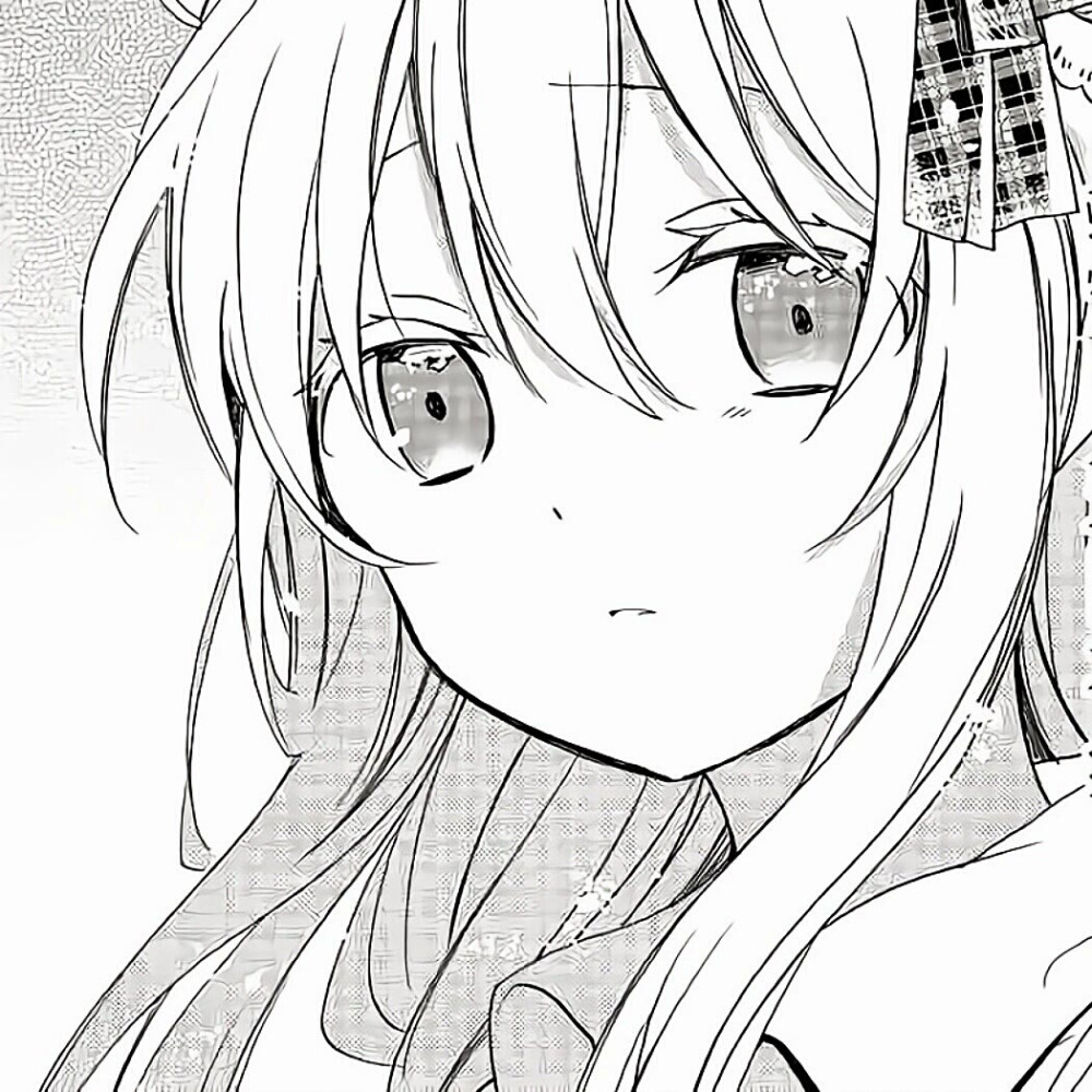 黑白动漫女头.喜欢望点个赞,能收藏最好… - 堆糖,美图壁纸兴趣社区