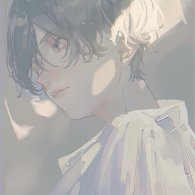 插画男头