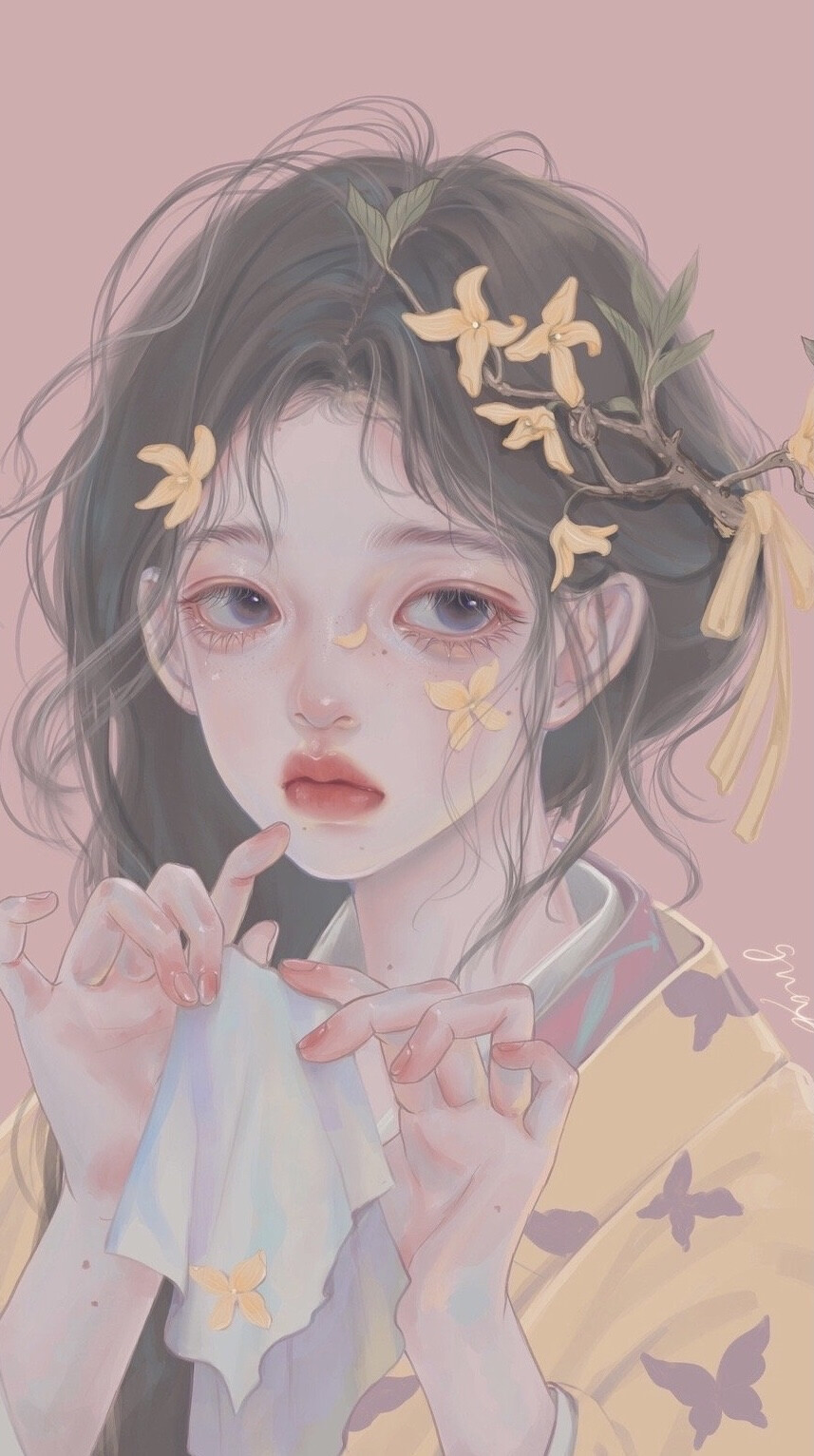 本草纲目系列 草药拟人·连翘