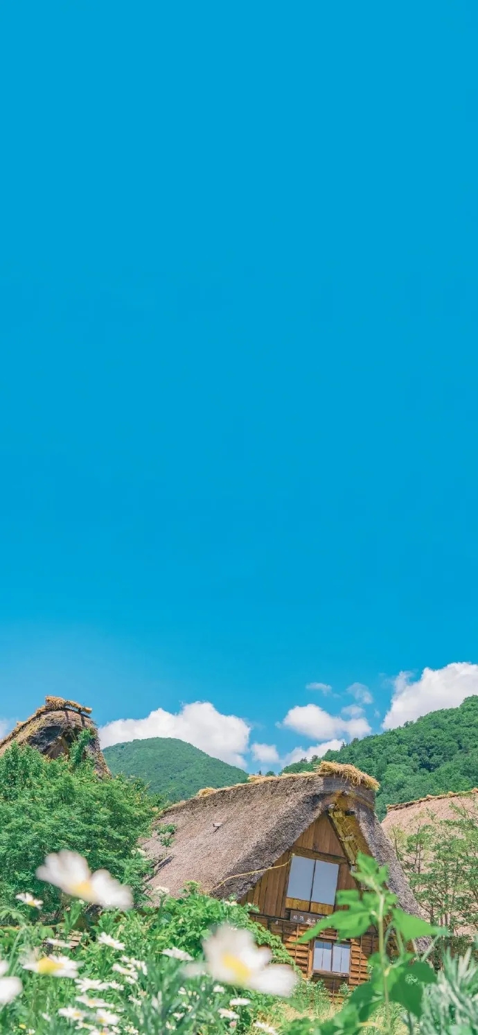 蔚蓝天空风景壁纸