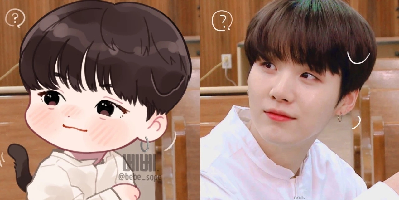闵玧其手绘,cr:logo
