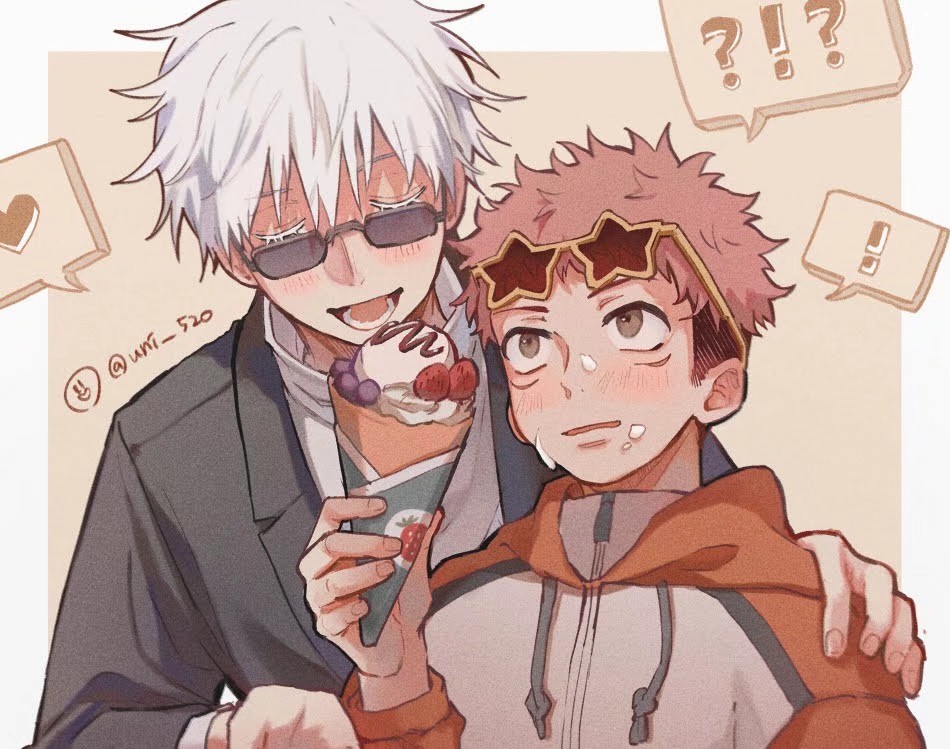 侵权删,咒术回战,五条悟和虎杖悠仁 - 堆糖,美图壁纸兴趣社区