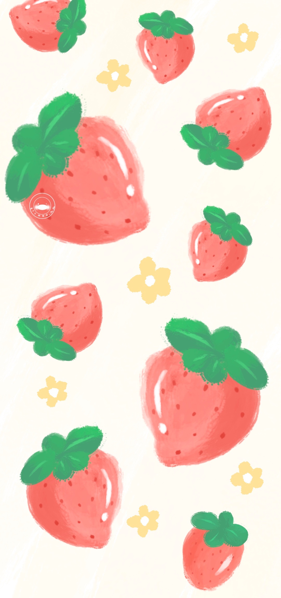 夏日手绘水果壁纸画师:是个小懒猪呀