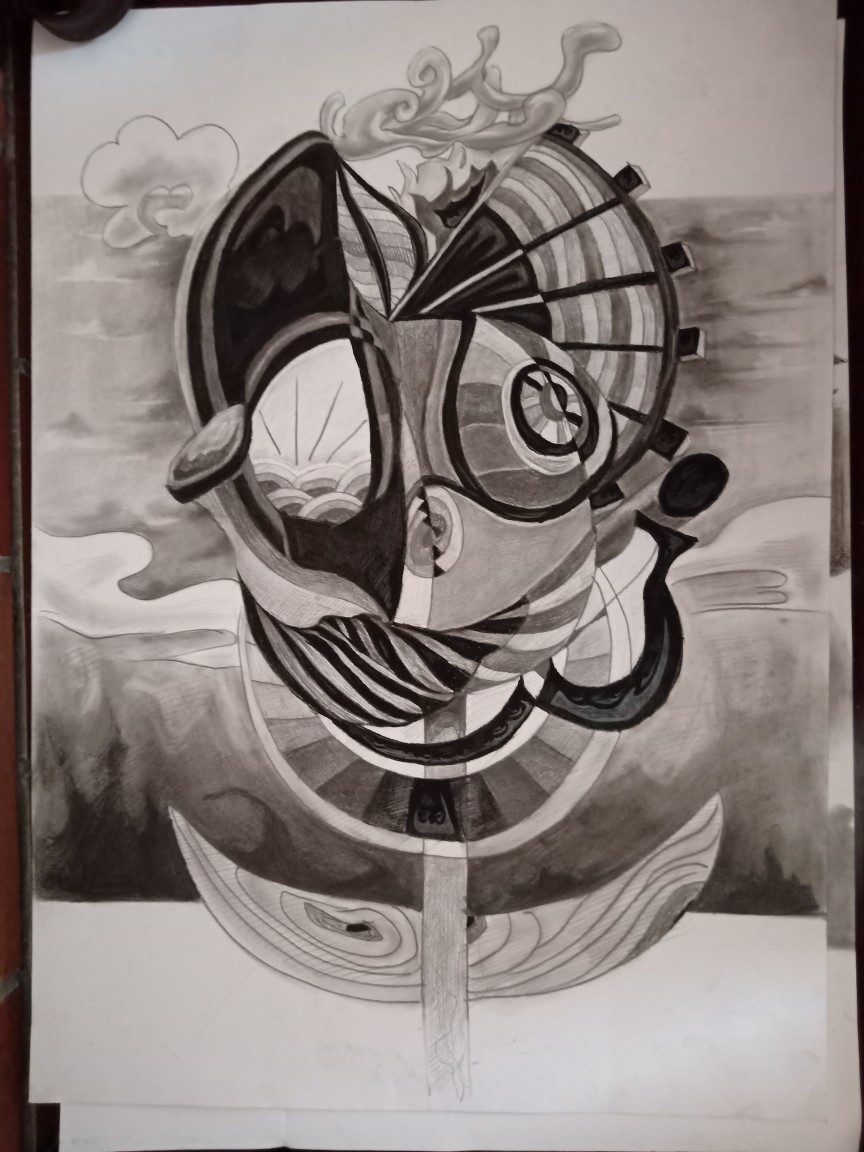 设计素描作业(想象)