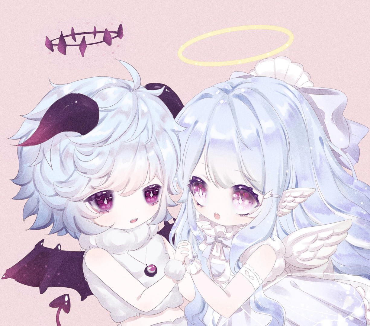 小天使和小恶魔