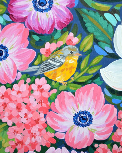 丙烯平涂装饰画