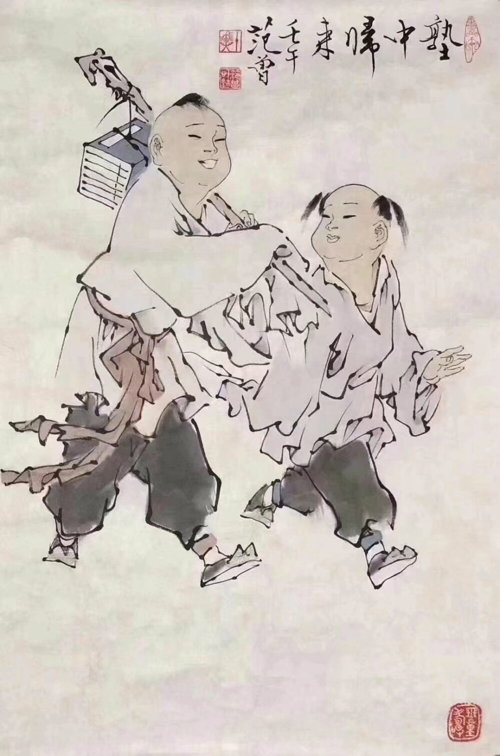 5厘米(3平尺),软片,2002年天津范曾艺苑揭牌营业时展览作品,出版于
