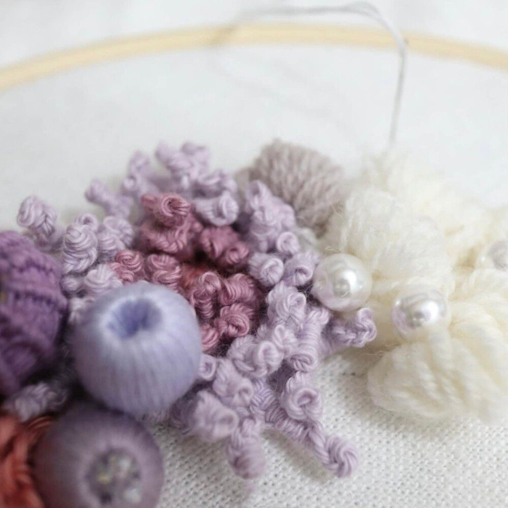 毛线刺绣,ins:joystitch