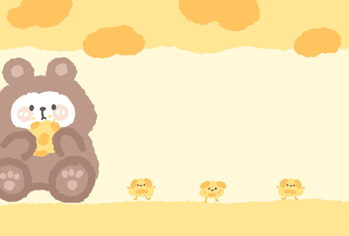 可爱系输入法背景图来啦