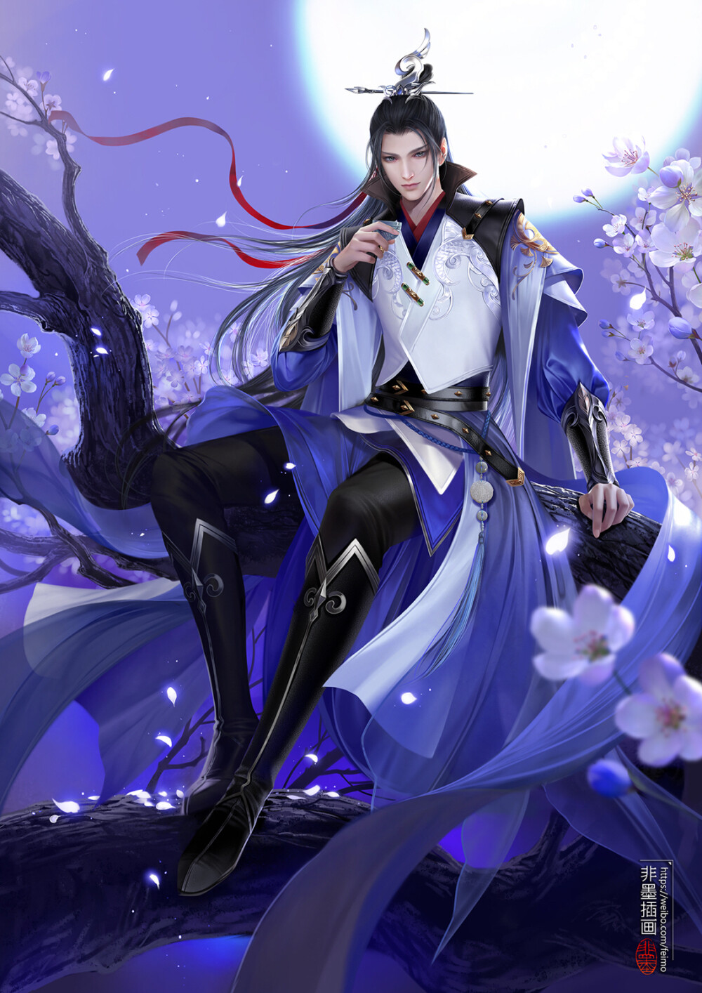 画师:非墨 - 堆糖,美图壁纸兴趣社区