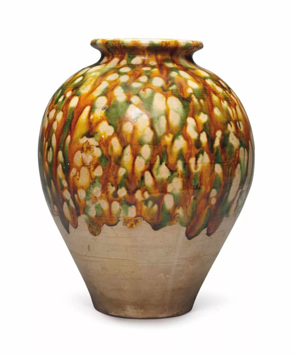 艾比收藏的唐三彩陶罐2018年拍出21250美元