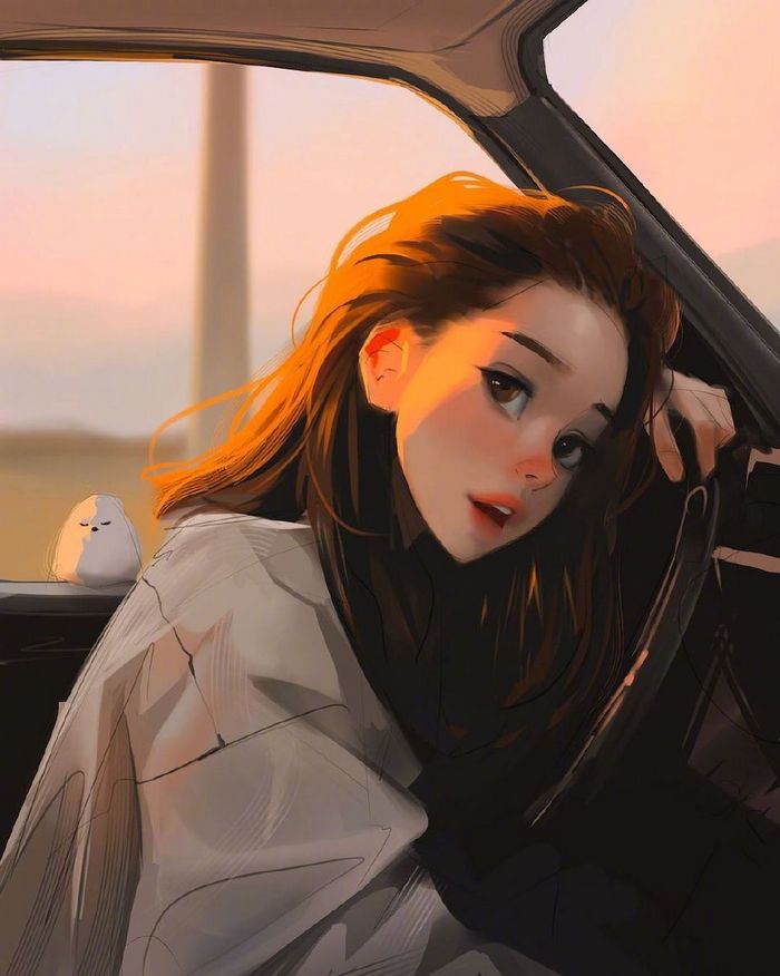 靓丽可爱的女孩们 ~ 画师 sam yang 插画作品