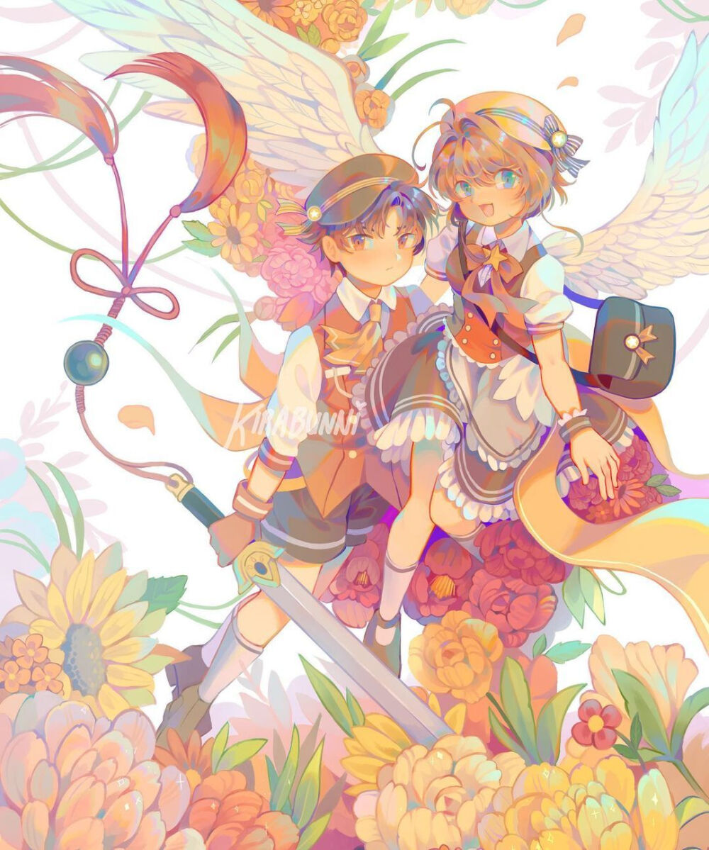 魔法少女小樱微博转载图源水印
