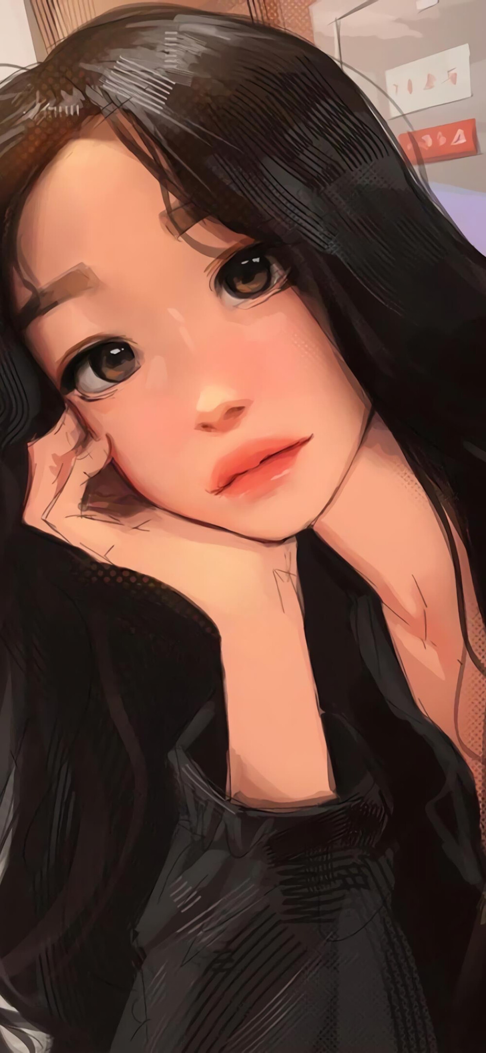 少女 插画 ~ 画师sam yang作品