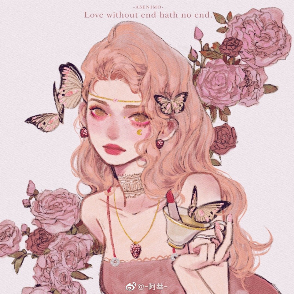神仙插画师阿莘画的超绝