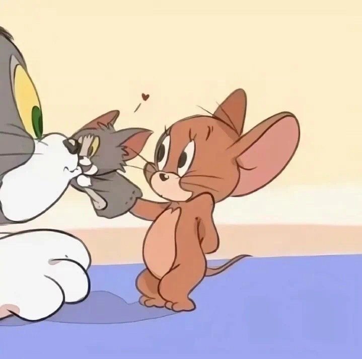 猫和老鼠情侣头像