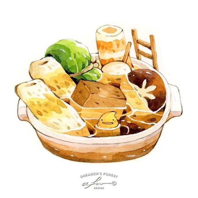 美食可爱控°|水果头像壁纸°|插画师:afulee