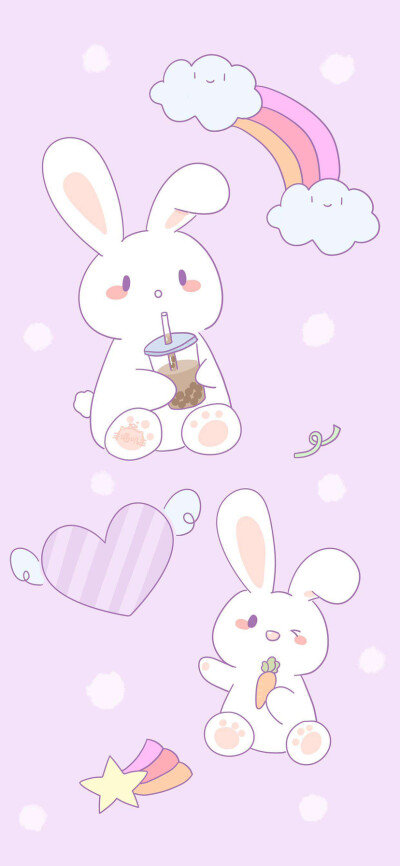 可爱系背景图竖版