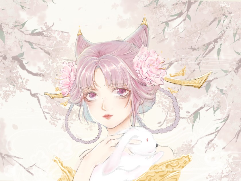 嫦娥拒霜思
