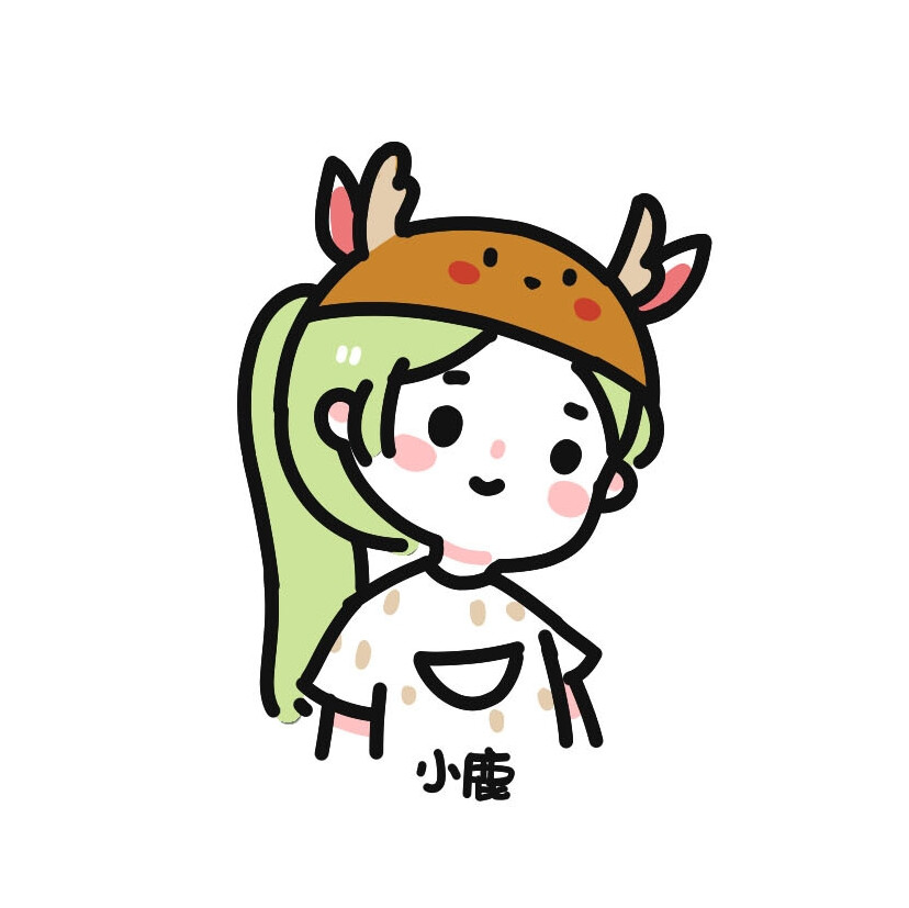 简笔画女生头像闺蜜头像动物拟人