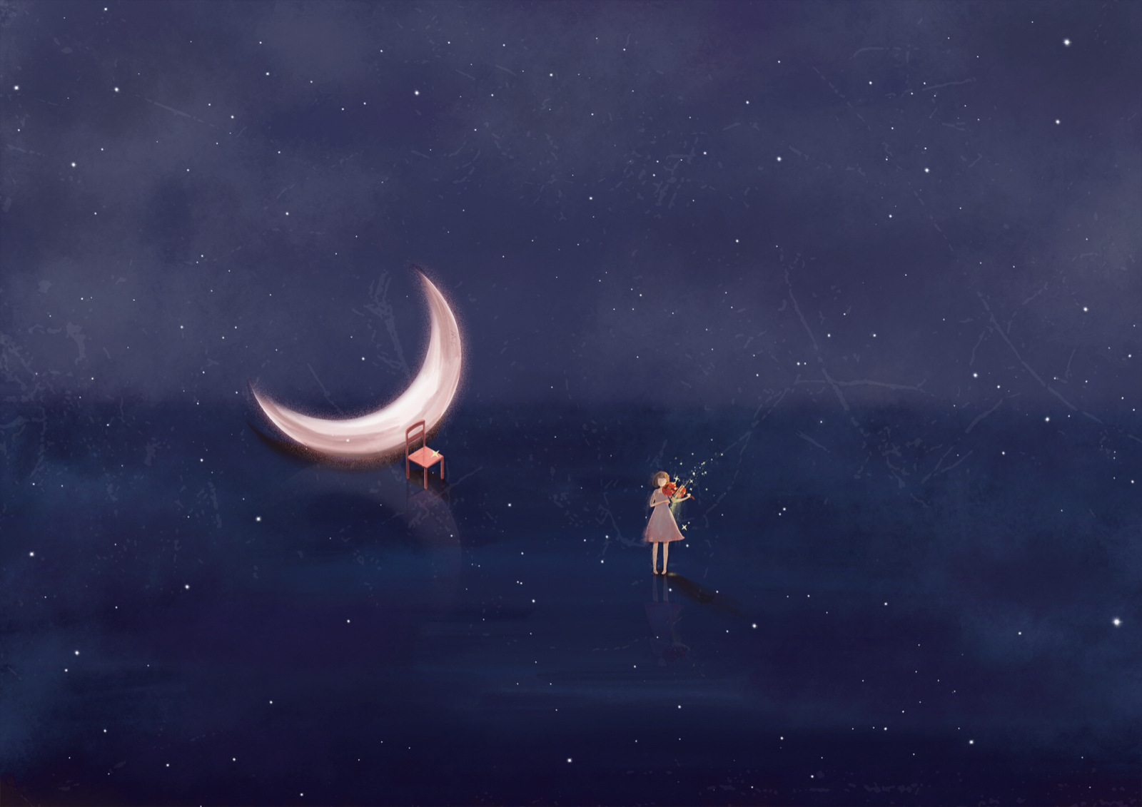 治愈系星空背景