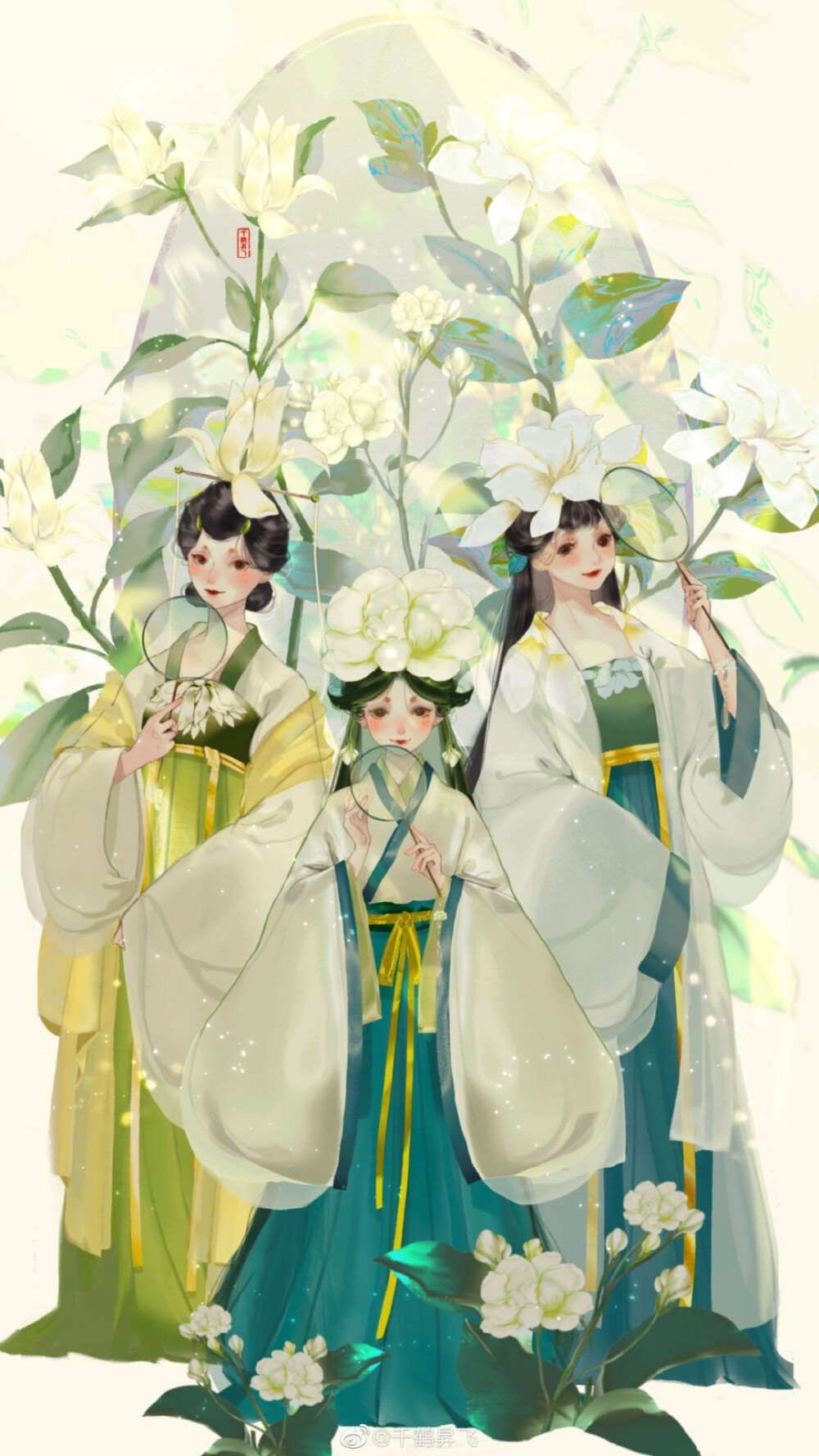 古风壁纸  画师@千鹤升飞